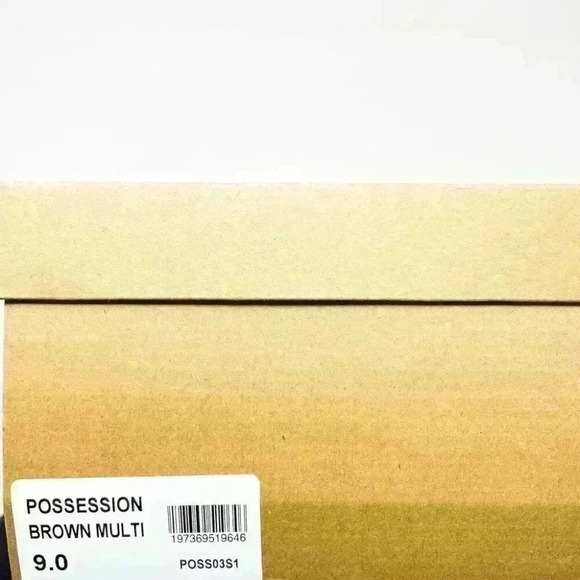 BRAND NEW IN BOX Steve Madden Possession Sneaker Brown Multi - Picture 2 of 11